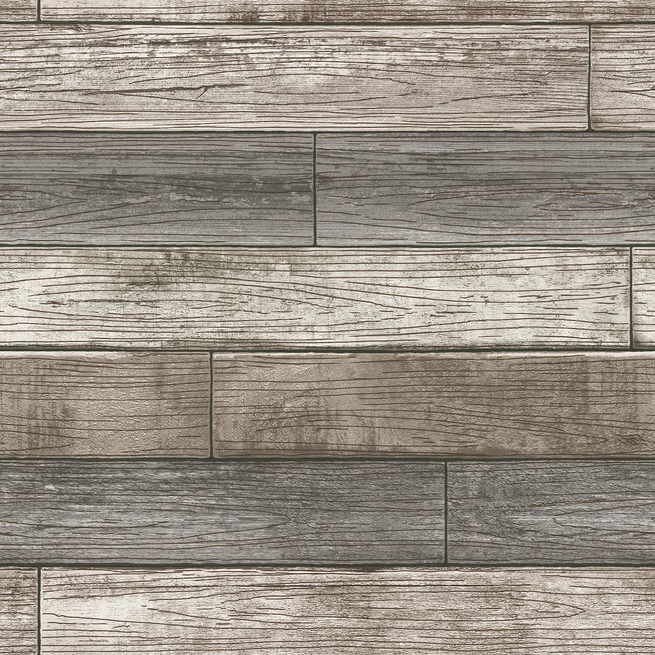 NuWallpaper Reclaimed Wood Plank Natural Peel & Stick Wallpaper